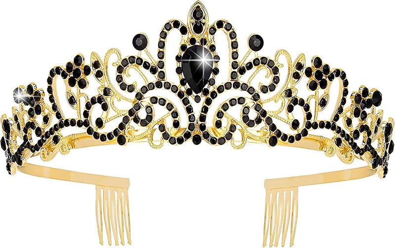 AXX Princess Crown for Women, Crystal Queen Tiaras for Girls Bridal Hair Accessories Gifts for Birthday Wedding Prom, Bridal Party, Pageant, Halloween Christmas Costume - Image 1